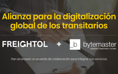 Bytemaster y Freightol sellan una alianza para la digitalización global de los transitarios